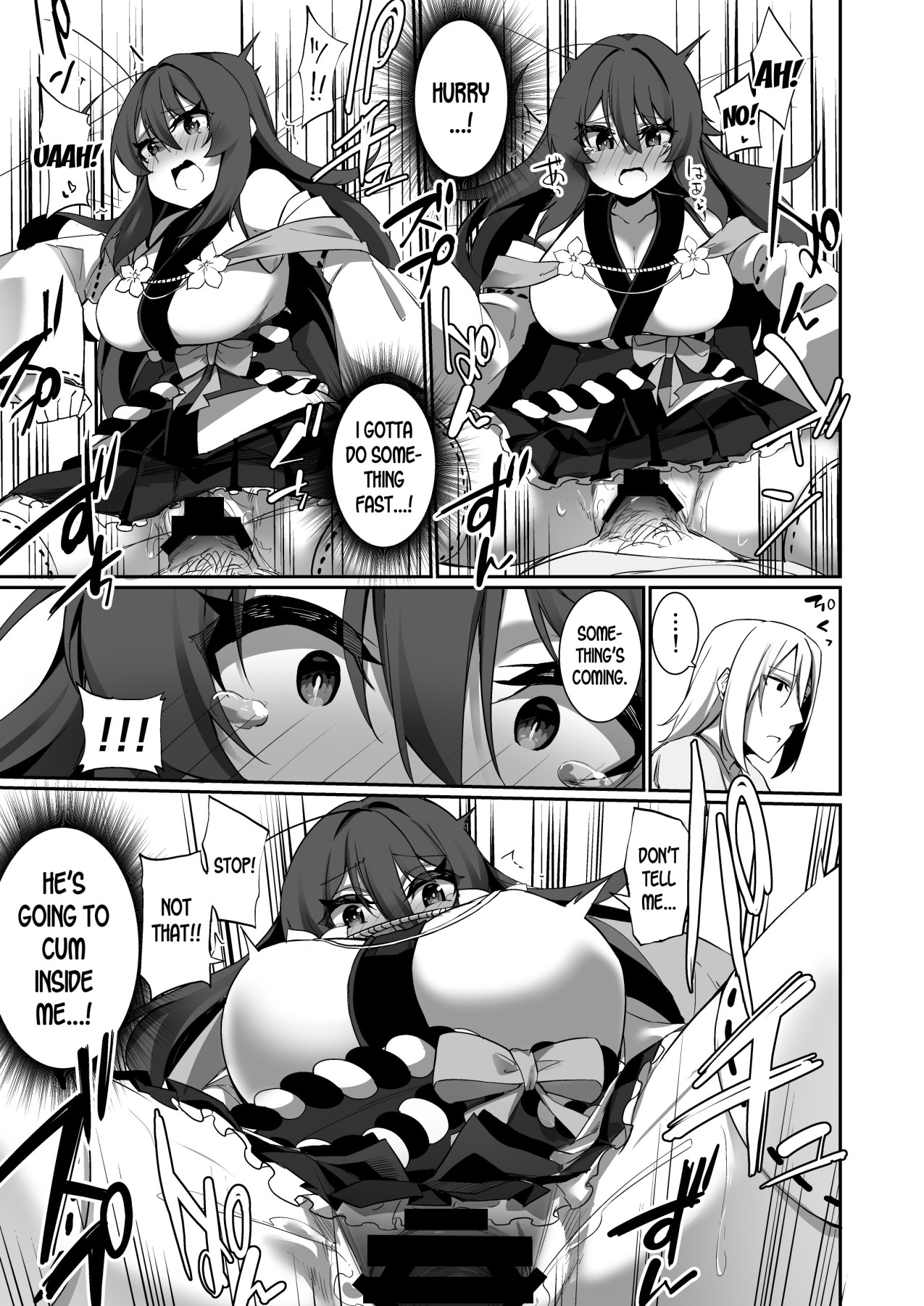 Hentai Manga Comic-TS Miko-san Wants To Be Denied!-Read-14